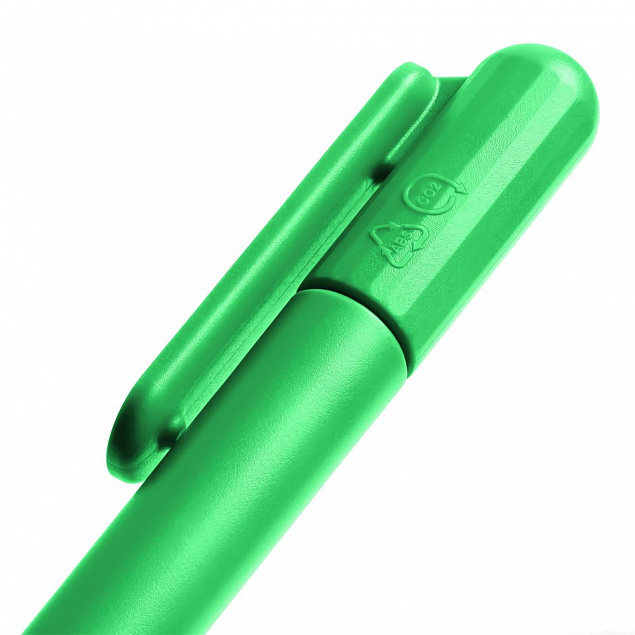 Ручка шариковая Prodir DS6S TMM, зеленая с логотипом в Волгограде заказать по выгодной цене в кибермаркете AvroraStore