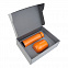 Набор Hot Box C grey (оранжевый) с логотипом в Волгограде заказать по выгодной цене в кибермаркете AvroraStore