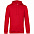 Толстовка с капюшоном унисекс BNC Inspire (Organic), красная с логотипом в Волгограде заказать по выгодной цене в кибермаркете AvroraStore