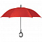 Зонт-трость Charme, красный с логотипом в Волгограде заказать по выгодной цене в кибермаркете AvroraStore