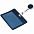 Чехол для карточки с ретрактором Devon, синий с логотипом в Волгограде заказать по выгодной цене в кибермаркете AvroraStore