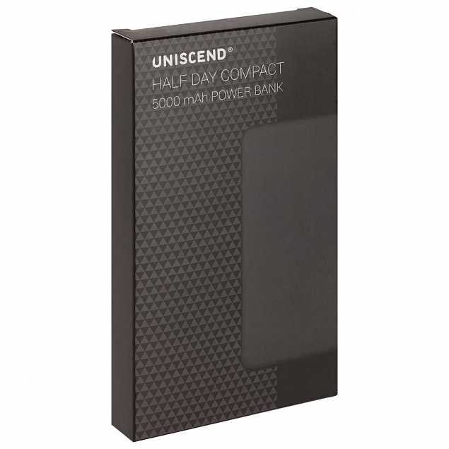Внешний аккумулятор Uniscend Half Day Compact 5000 мAч, белый с логотипом в Волгограде заказать по выгодной цене в кибермаркете AvroraStore