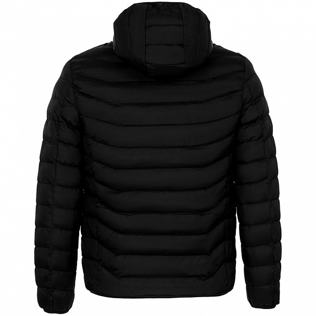 Куртка с подогревом Thermalli Chamonix, черная с логотипом в Волгограде заказать по выгодной цене в кибермаркете AvroraStore