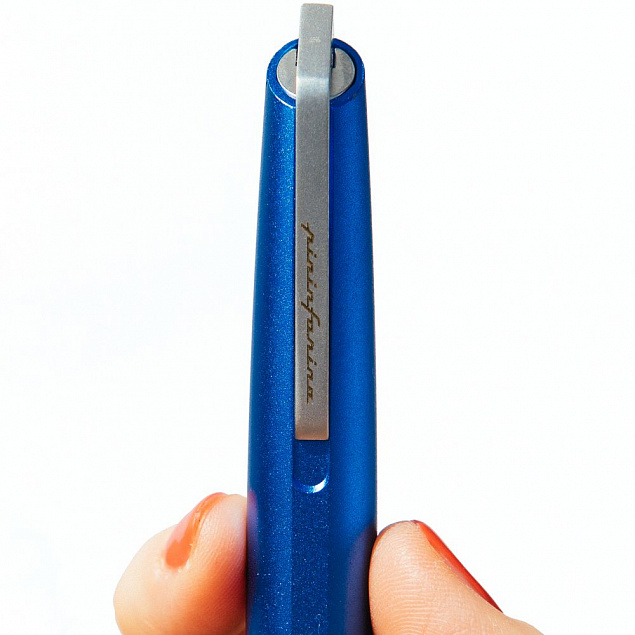 Шариковая ручка PF Go, ярко-синяя с логотипом в Волгограде заказать по выгодной цене в кибермаркете AvroraStore