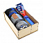 Подарочный набор Джей, синий с логотипом в Волгограде заказать по выгодной цене в кибермаркете AvroraStore