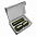 Набор Hot Box C2 металлик grey (хаки) с логотипом в Волгограде заказать по выгодной цене в кибермаркете AvroraStore