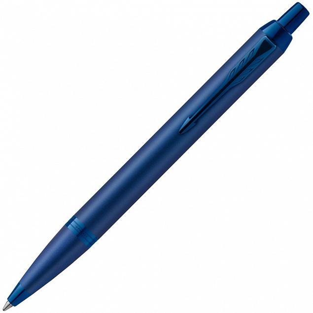 Ручка шариковая Parker IM Professionals Monochrome Blue, синяя с логотипом в Волгограде заказать по выгодной цене в кибермаркете AvroraStore