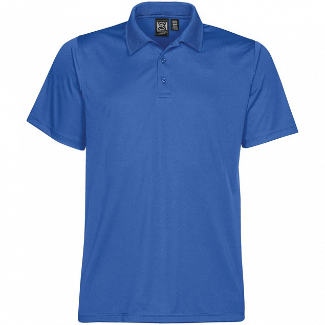 Рубашка поло мужская Eclipse H2X-Dry, синяя с логотипом в Волгограде заказать по выгодной цене в кибермаркете AvroraStore