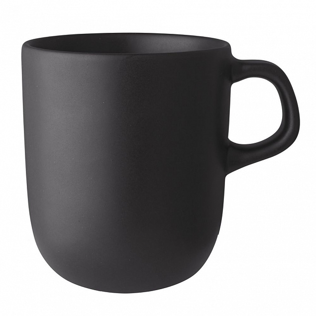 Чашка Nordic Kitchen, большая, черная с логотипом в Волгограде заказать по выгодной цене в кибермаркете AvroraStore