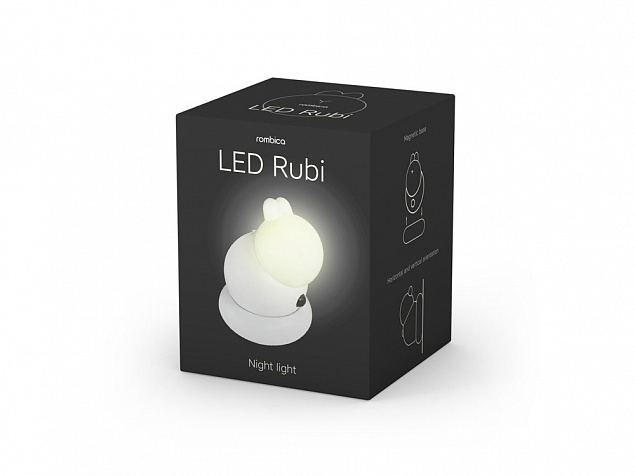 Ночник «LED Rubi» с логотипом в Волгограде заказать по выгодной цене в кибермаркете AvroraStore
