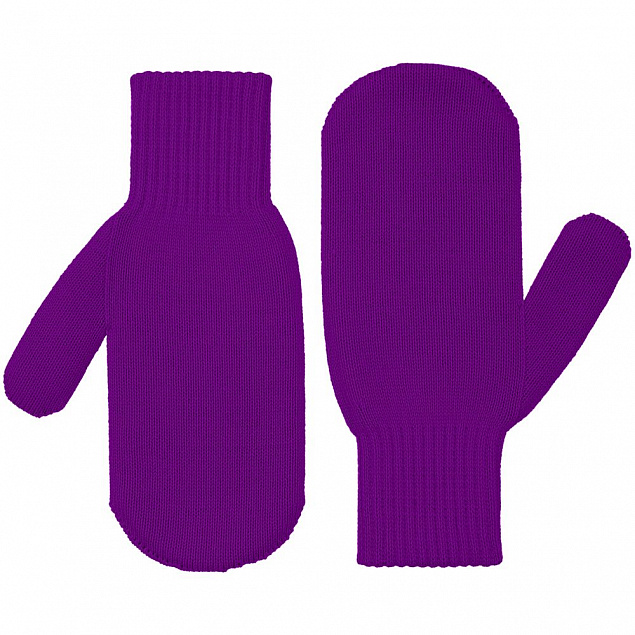 Варежки Life Explorer, фиолетовые с логотипом в Волгограде заказать по выгодной цене в кибермаркете AvroraStore