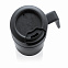 Термокружка с ручкой Coffee-to-go, черный с логотипом в Волгограде заказать по выгодной цене в кибермаркете AvroraStore
