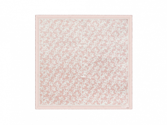 Шелковый платок Hirondelle Light Pink с логотипом в Волгограде заказать по выгодной цене в кибермаркете AvroraStore