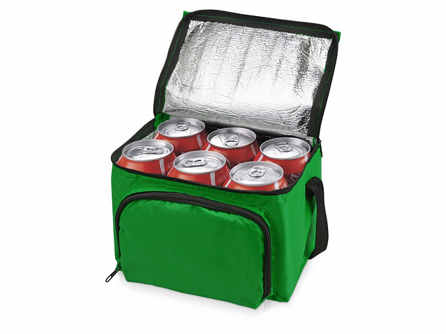Сумка-холодильник Macey, зеленый (Р) с логотипом в Волгограде заказать по выгодной цене в кибермаркете AvroraStore