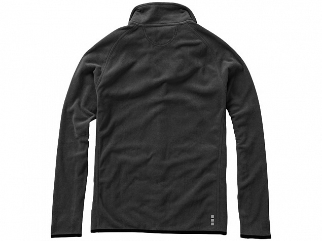 Куртка флисовая Brossard мужская, антрацит с логотипом в Волгограде заказать по выгодной цене в кибермаркете AvroraStore