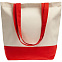 Холщовая сумка Shopaholic, красная с логотипом в Волгограде заказать по выгодной цене в кибермаркете AvroraStore