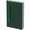 Ежедневник Magnet Shall с ручкой, зеленый с логотипом в Волгограде заказать по выгодной цене в кибермаркете AvroraStore