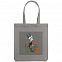 Холщовая сумка «Зайцы и морковное мороженое», серая с логотипом в Волгограде заказать по выгодной цене в кибермаркете AvroraStore