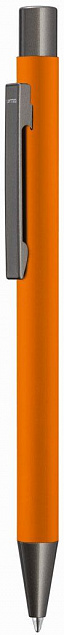 Ручка шариковая Straight Gum (оранжевый) с логотипом в Волгограде заказать по выгодной цене в кибермаркете AvroraStore