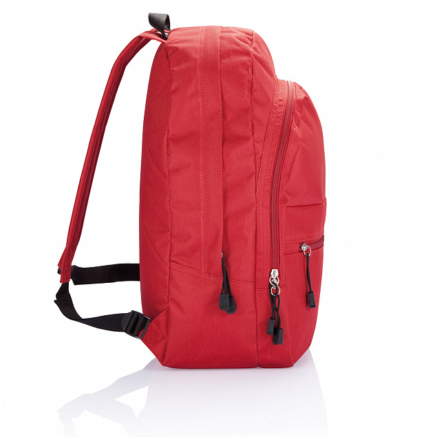 Рюкзак Basic, красный с логотипом в Волгограде заказать по выгодной цене в кибермаркете AvroraStore