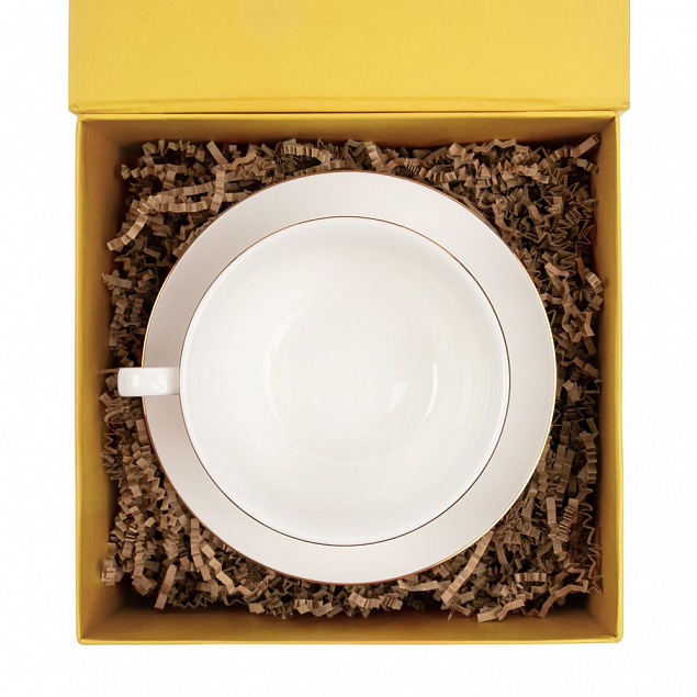 Коробка Pack In Style, желтая с логотипом в Волгограде заказать по выгодной цене в кибермаркете AvroraStore