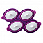 Форма для мороженого Round, фиолетовая с логотипом в Волгограде заказать по выгодной цене в кибермаркете AvroraStore