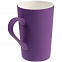 Кружка Best Noon c покрытием софт-тач, фиолетовая с логотипом в Волгограде заказать по выгодной цене в кибермаркете AvroraStore