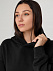Худи оверсайз унисекс Tolla, черное с логотипом в Волгограде заказать по выгодной цене в кибермаркете AvroraStore