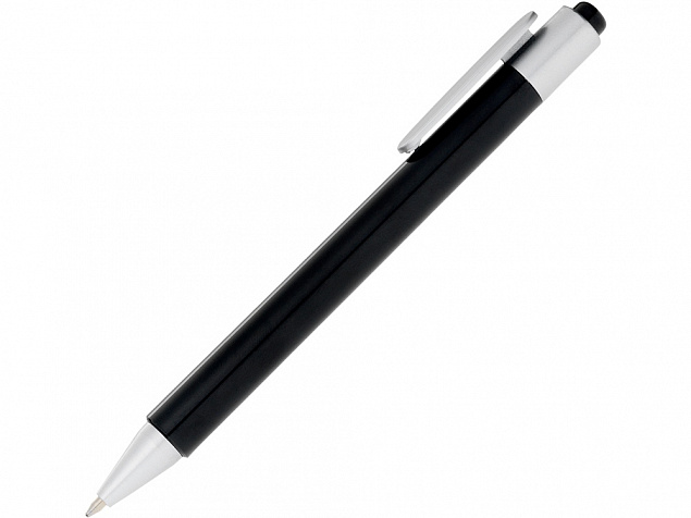 Ручка шариковая Athens черные чернила, черный с логотипом в Волгограде заказать по выгодной цене в кибермаркете AvroraStore