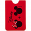 Чехол для карточки «Минни и Микки», красный с логотипом в Волгограде заказать по выгодной цене в кибермаркете AvroraStore