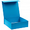 Коробка Quadra, голубая с логотипом в Волгограде заказать по выгодной цене в кибермаркете AvroraStore