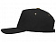 Бейсболка New York  5-ти панельная  с металлической застежкой и фурнитурой, черный с логотипом в Волгограде заказать по выгодной цене в кибермаркете AvroraStore
