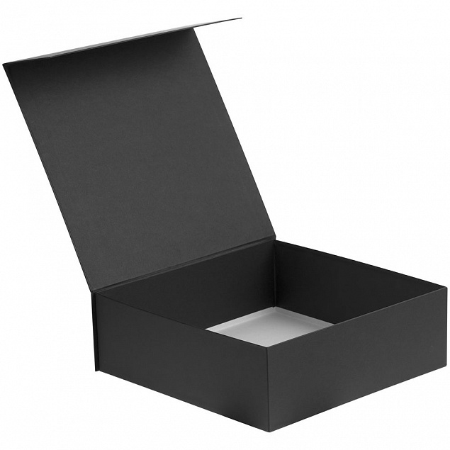 Коробка Quadra, черная с логотипом в Волгограде заказать по выгодной цене в кибермаркете AvroraStore