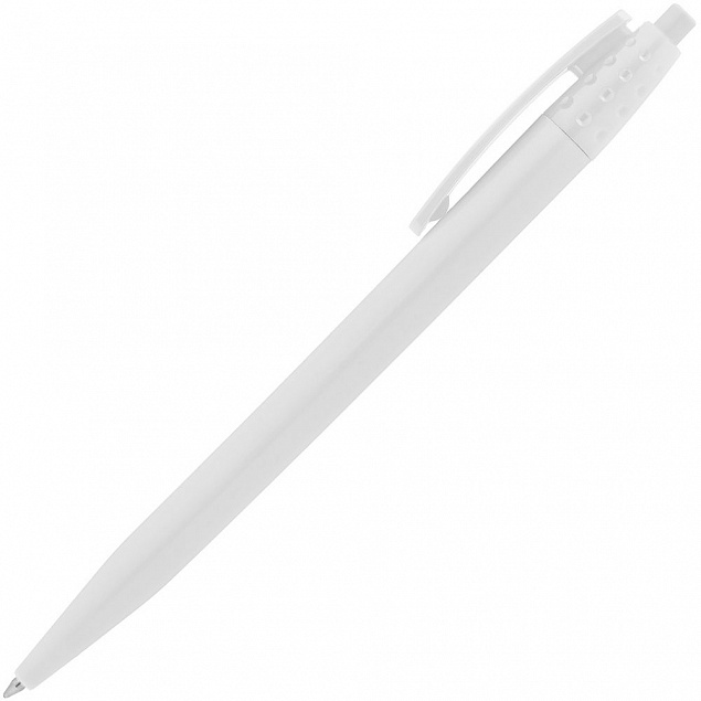 Ручка шариковая Champion ver.2, белая с логотипом в Волгограде заказать по выгодной цене в кибермаркете AvroraStore