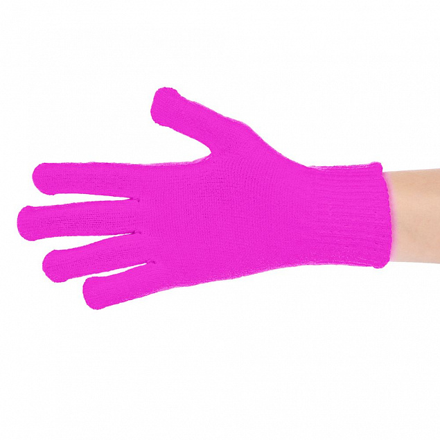 Перчатки Urban Flow, розовый неон с логотипом в Волгограде заказать по выгодной цене в кибермаркете AvroraStore