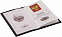Обложка для паспорта Twill, черная с логотипом в Волгограде заказать по выгодной цене в кибермаркете AvroraStore