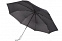Зонт складной Unit Fiber, черный с логотипом в Волгограде заказать по выгодной цене в кибермаркете AvroraStore
