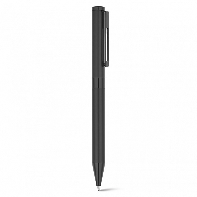 Письменный набор AUTOGRAPH, ручка и ручка-роллер, черный с логотипом в Волгограде заказать по выгодной цене в кибермаркете AvroraStore
