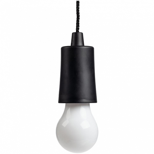 Лампа портативная Lumin, черная с логотипом в Волгограде заказать по выгодной цене в кибермаркете AvroraStore