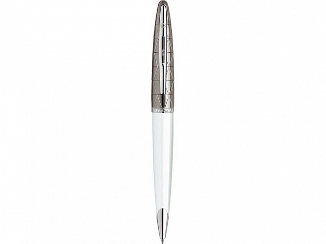 Ручка шариковая «Carene Contemporary White ST» с логотипом в Волгограде заказать по выгодной цене в кибермаркете AvroraStore