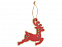 Подвеска деревянная Рождественский олень с логотипом в Волгограде заказать по выгодной цене в кибермаркете AvroraStore