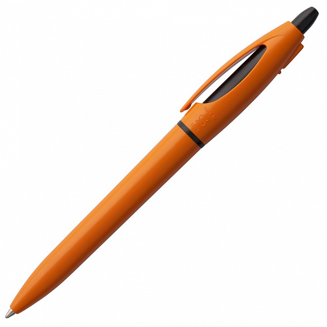 Ручка шариковая S! (Си), оранжевая с логотипом в Волгограде заказать по выгодной цене в кибермаркете AvroraStore