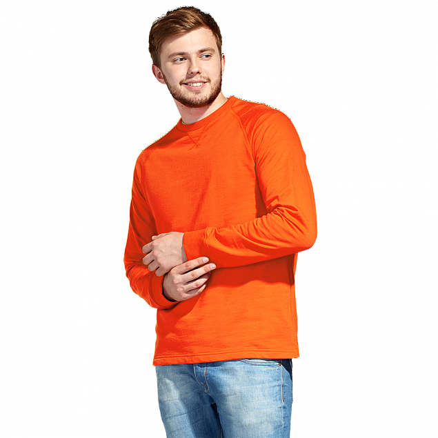 Толстовка StanWork Оранжевый с логотипом в Волгограде заказать по выгодной цене в кибермаркете AvroraStore