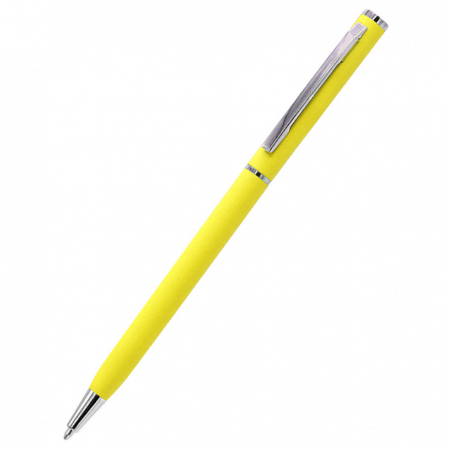 Ручка шариковая металлическая Tinny Soft - Желтый KK с логотипом в Волгограде заказать по выгодной цене в кибермаркете AvroraStore