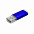 Флешка &quot;Comf&quot; 16 Гб, металлическая, синяя с логотипом в Волгограде заказать по выгодной цене в кибермаркете AvroraStore