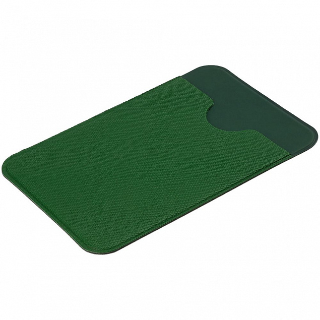 Чехол для карты на телефон Devon, зеленый с логотипом в Волгограде заказать по выгодной цене в кибермаркете AvroraStore