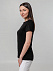 Футболка женская T-bolka Stretch Lady, черная с логотипом в Волгограде заказать по выгодной цене в кибермаркете AvroraStore