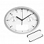 Часы настенные, INSERT3 с термометром и гигрометром, белые с логотипом в Волгограде заказать по выгодной цене в кибермаркете AvroraStore
