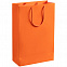 Пакет бумажный Porta M, оранжевый с логотипом в Волгограде заказать по выгодной цене в кибермаркете AvroraStore