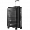 Чемодан Lightweight Luggage M, черный с логотипом в Волгограде заказать по выгодной цене в кибермаркете AvroraStore